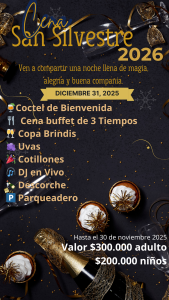 Cena SaN SIlvestre 2025